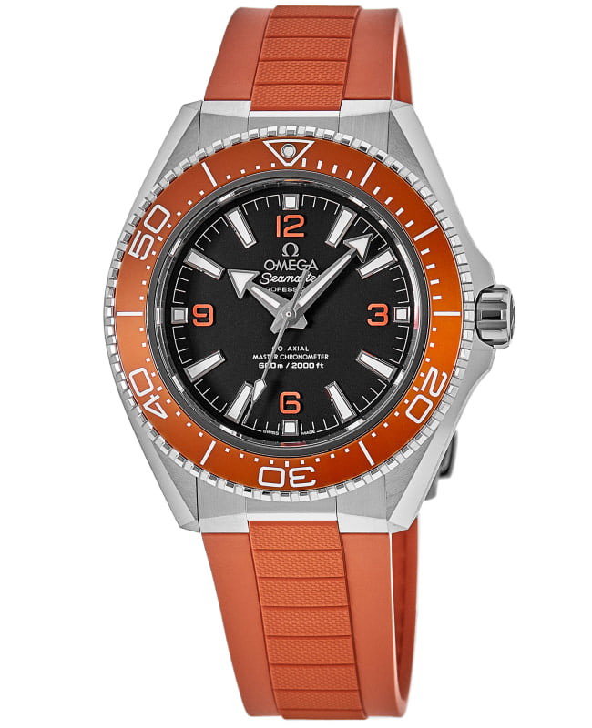 Omega Seamaster Planet Ocean 600M 42mm Black Dial Rubber Strap Men's Watch 217.32.42.21.01.004