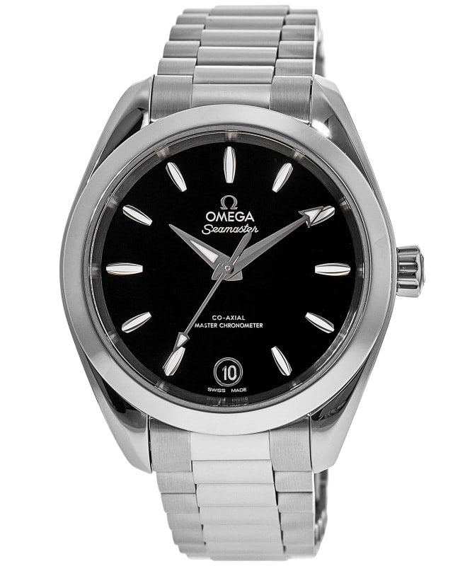 Omega Seamaster Aqua Terra 150m Master Co-Axial Automatic Black Dial Stainless Steel Women's Watch 220.10.34.20.01.001