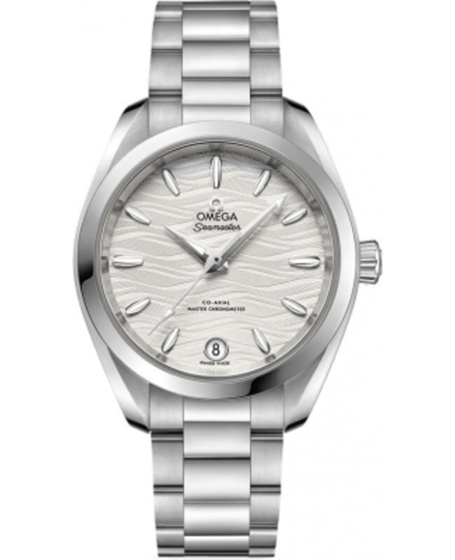 Omega Seamaster Aqua Terra 150m Master Co-Axial Chronometer 34 MM Silver Dial Stainless Steel Women’s Watch 220.10.34.20.02.002 220.10.34.20.02.002