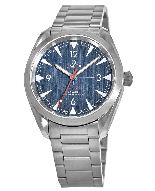 Omega Seamaster Railmaster Co-Axial Master Chronometer 40mm Blue Dial  Steel Men’s Watch 220.10.40.20.03.001 220.10.40.20.03.001