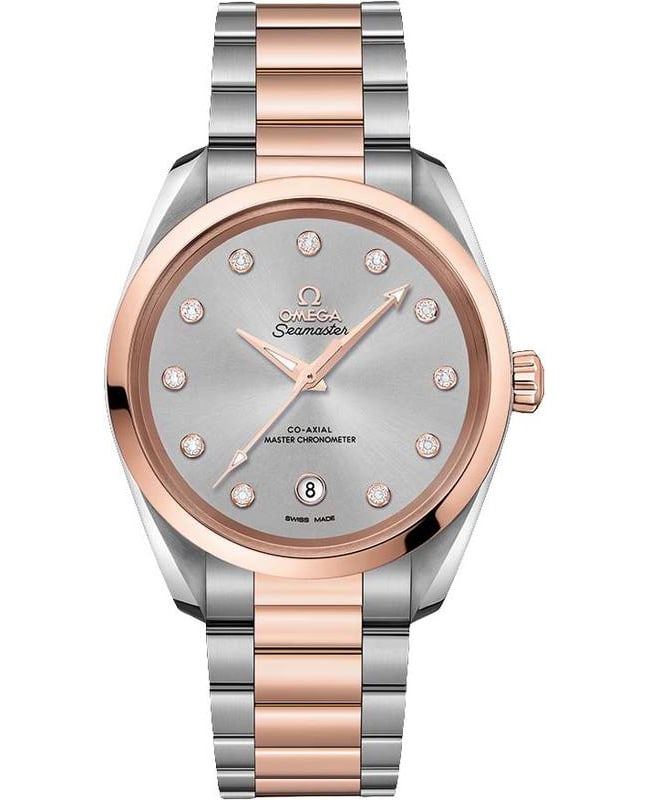 Omega Seamaster Aqua Terra 150m Master Co-Axial Chronometer 38 MM Rose Gold and Stainless Steel Women’s Watch 220.20.38.20.56.002 220.20.38.20.56.002