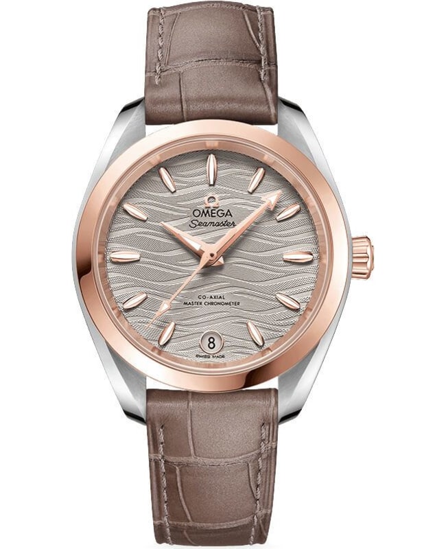Omega Seamaster Aqua Terra 150m Master Co-Axial Chronometer 34 MM Grey Dial Brown Leather Strap Women’s Watch 220.23.34.20.06.001 220.23.34.20.06.001 Omega Seamaster Aqua Terra 150m Master Co-Axial Chronometer 34 MM Grey Dial Brown Leather Strap Women’s Watch 220.23.34.20.06.001 220.23.34.20.06.001
