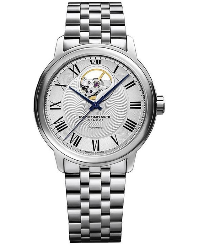 Raymond Weil Meastro Silver Dial Stainless Steel Men's Watch 2227-ST-00659