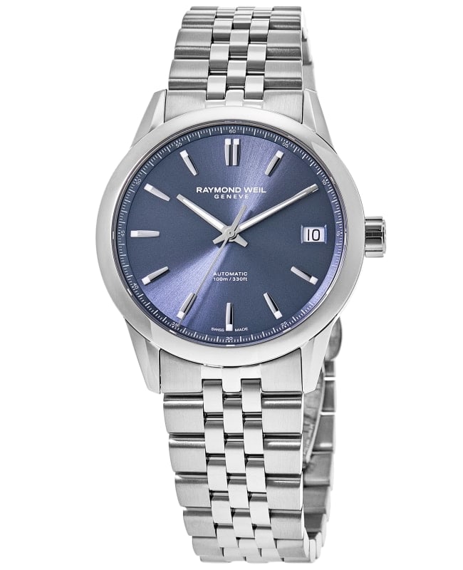 Raymond Weil Freelancer Automatic Date Blue Dial Stainless Steel Men's Watch 2741-ST-50001