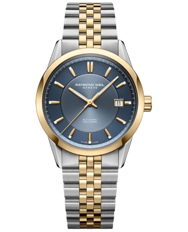 Raymond Weil Freelancer Automatic Date Blue Dial Two-Tone Steel Men's Watch 2771-STP-50051
