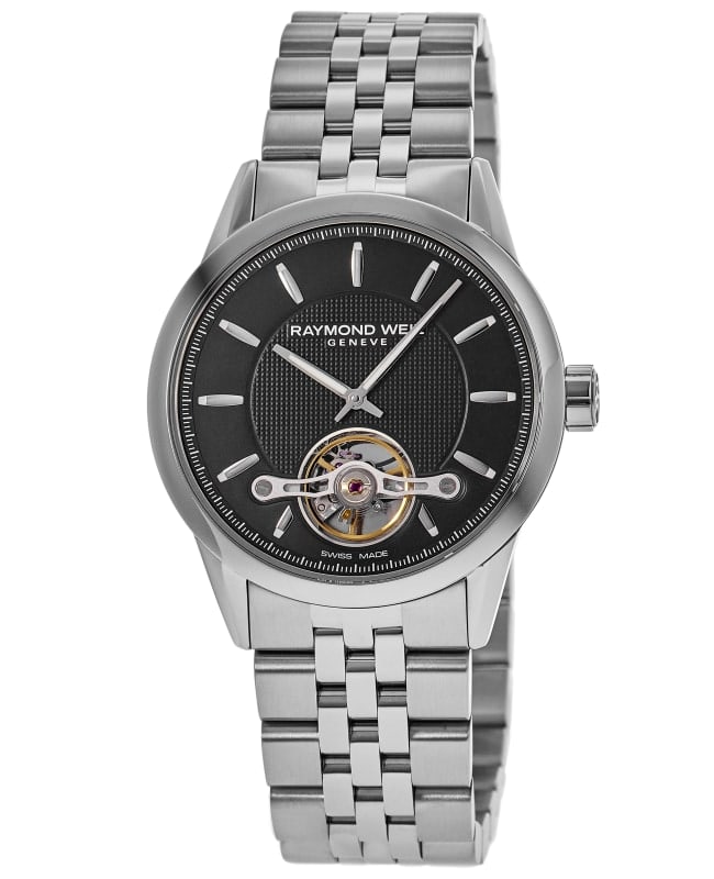 Raymond Weil Freelancer Automatic Black Dial Stainless Steel Men's Watch 2780-ST-20001 2780-ST-20001