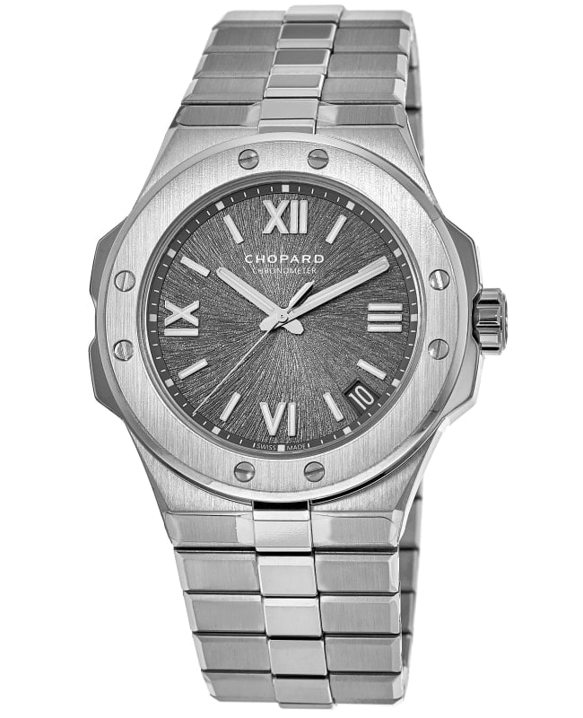 Chopard Alpine Eagle Large Grey Dial Steel Men’s Watch 298600-3002 298600-3002