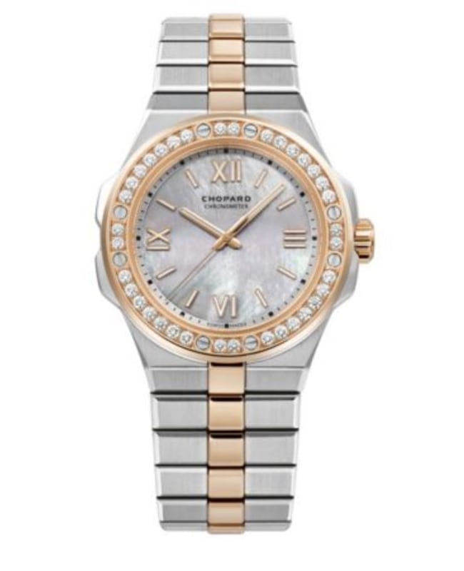 Chopard Alpine Eagle Mother of Pearl Dial Steel Women's Watch 298601-6002