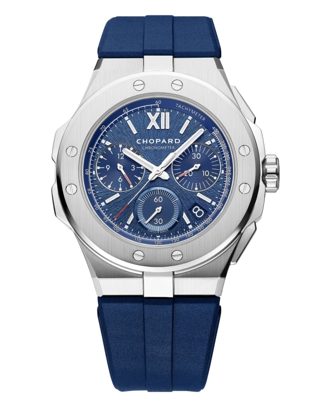 Chopard Alpine Eagle Blue Dial Rubber Strap Men’s Watch 298609-3003 298609-3003