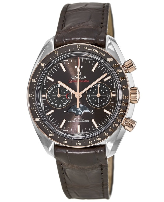 Omega Speedmaster Moonphase Co-Axial Master Chronometer Chronograph Sedna Gold Brown Dial  Men’s Watch 304.23.44.52.13.001 304.23.44.52.13.001