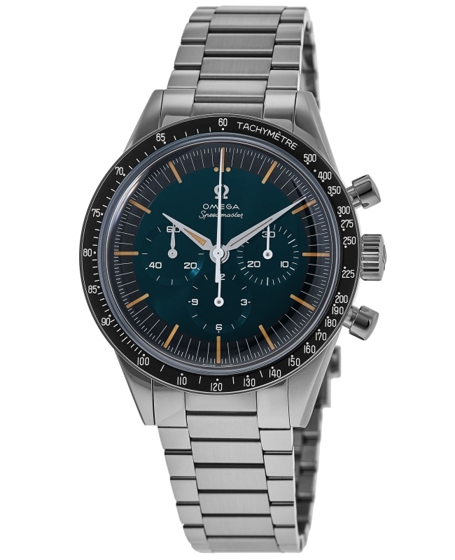Omega Speedmaster First Omega in Space Blue Dial Stainless Steel Men's Watch 310.30.40.50.06.001