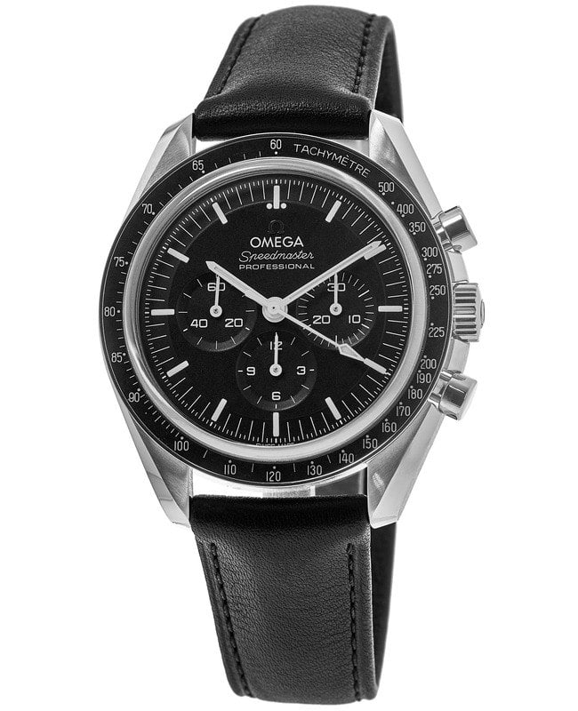 Omega Speedmaster Professional Moonwatch Black Dial Leather Strap Men’s Watch 310.32.42.50.01.002 310.32.42.50.01.002