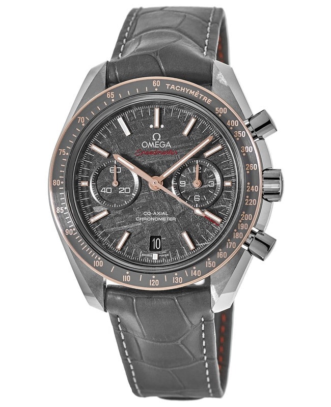 Omega Speedmaster Moonwatch Co-Axial Chronograph Grey Side Of The Moon Meteorite Dial Men’s Watch 311.63.44.51.99.002 311.63.44.51.99.002