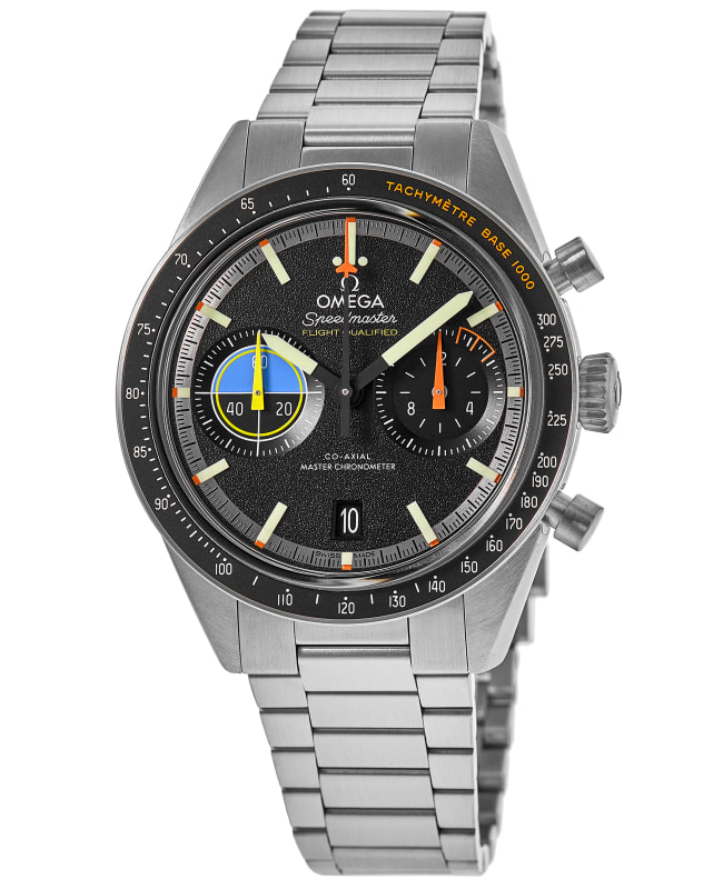 Omega Speedmaster Pilot Chronograph Black Dial Stainless Steel Men's Watch 332.10.41.51.01.002
