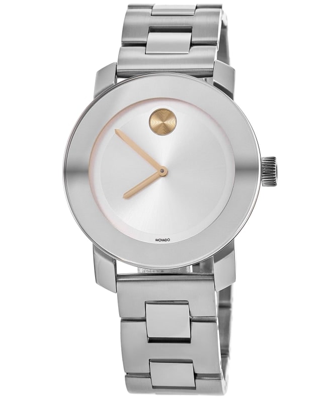 Movado Bold Stainless Steel 36mm Women's Watch 3600084 | WatchMaxx.com