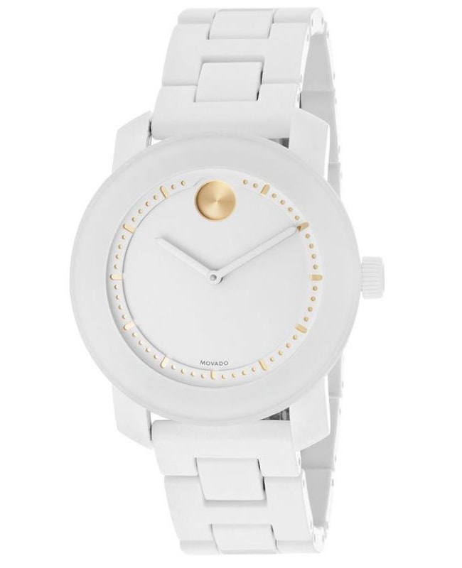 movado 腕時計 Movado Bold White Ceramic Unisex Watch 3600186 | WatchMaxx.com