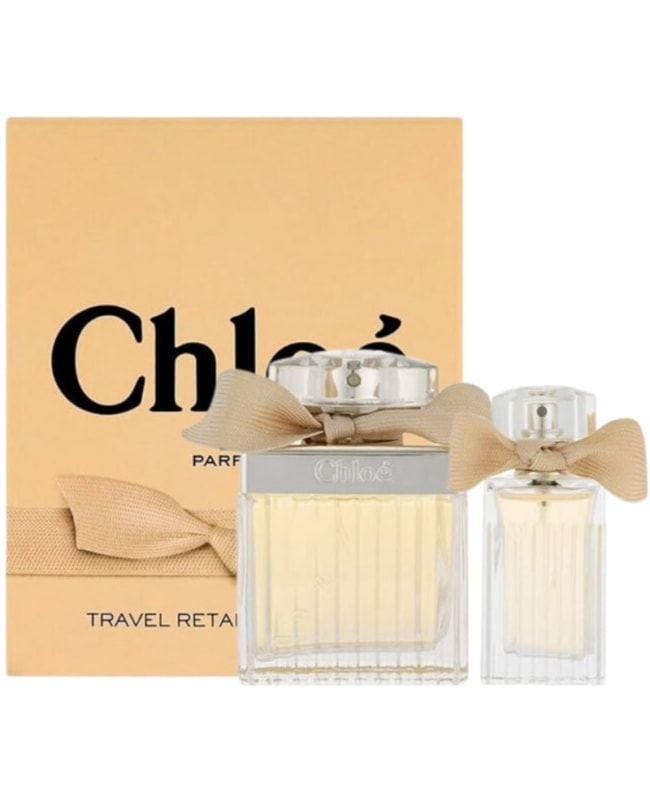 Chloe Gift Set Travel Edition Eau de Parfum Spray 2.5 oz / 75 ml + 0.67 oz / 20 ml Women's Fragrance 3616302923311 3616302923311