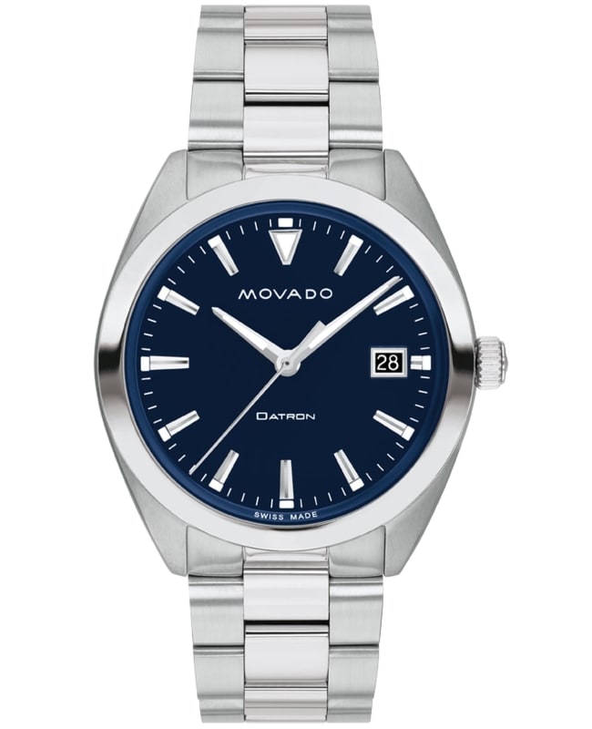 Movado Heritage Blue Dial Steel Men’s Watch 3650056 3650056