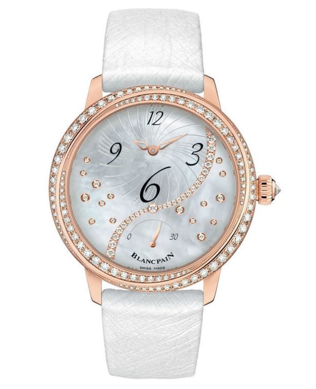 Blancpain Ladies’ Collection Off Center Hour Retrograde Seconds Women’s Watch 3650a-3754-58b 3650a-3754-58b