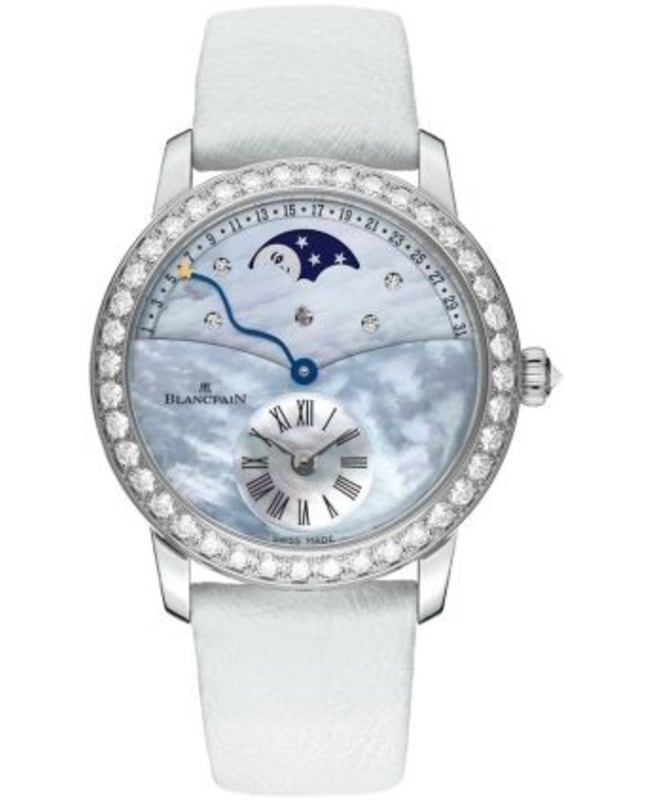 Blancpain Ladies’ Collection Ladies Retrograde Moonphase Calendar Women’s Watch 3653-1954L-58B 3653-1954L-58B