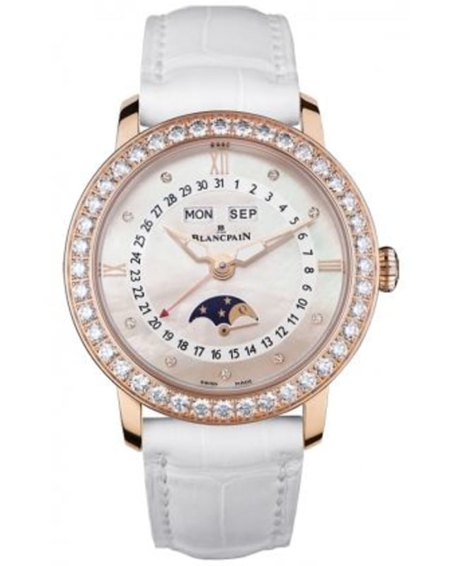 Blancpain Ladies’ Collection Ladies Complete Calendar Moonphase Women’s Watch 3663-2954-55B 3663-2954-55B