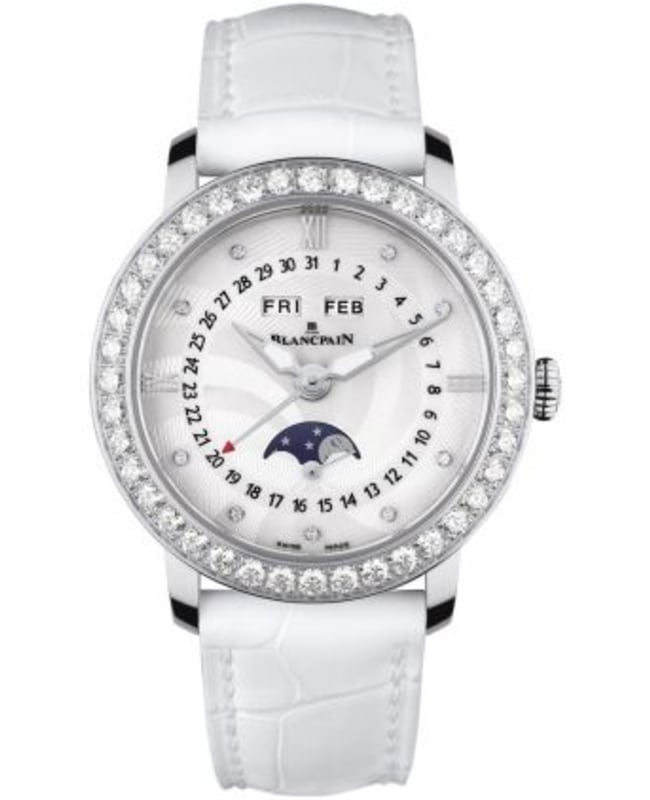 Blancpain Ladies’ Collection Ladies Complete Calendar Moonphase Women’s Watch 3663A-4654-55B 3663A-4654-55B