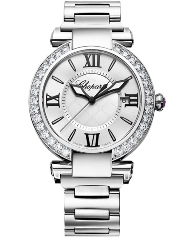 Chopard Imperiale Automatic 40mm Diamond Bezel Steel  Women’s Watch 388531-3004 388531-3004