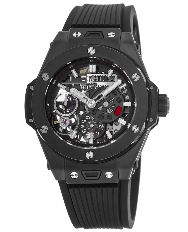 Hublot Big Bang Meca-10 Skeleton Dial Rubber Strap Men's Watch 414.CI.1123.RX