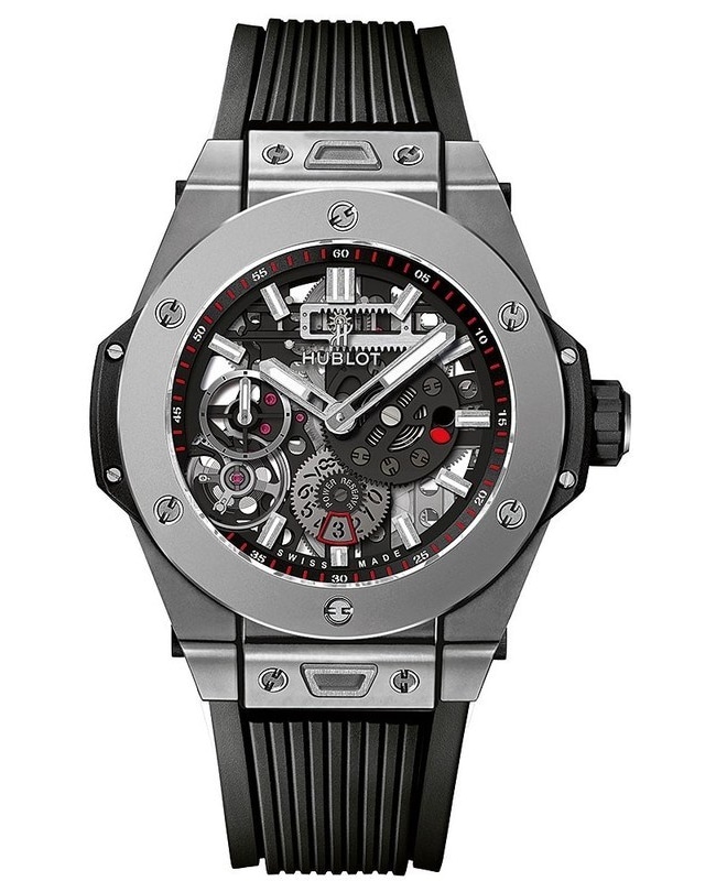 Hublot Big Bang Meca-10 Skeleton Dial Rubber Strap Men’s Watch 414.NI.1123.RX 414.NI.1123.RX