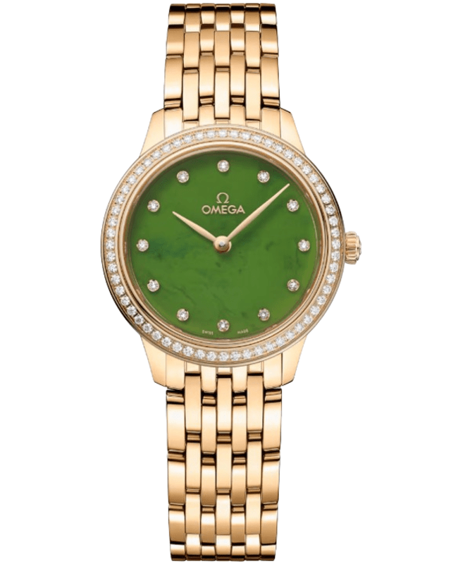 Omega De Ville Prestige Quartz 27.5mm Green Dial Diamond Omega De Ville Prestige Quartz 27.5mm Green Dial Diamond