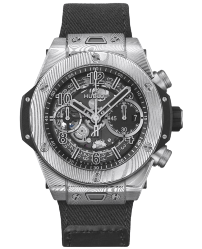 Hublot Big Bang Unico 42mm Limited Edition Automatic Chronograph Skeleton Dial Black Fabric Dial Men's Watch 441.DS.1170.NR.GAS22