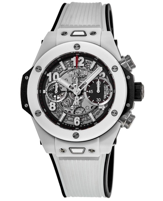 Hublot Big Bang Unico 42mm White Ceramic Skeleton Dial  Men’s Watch 441.HX.1170.RX 441.HX.1170.RX