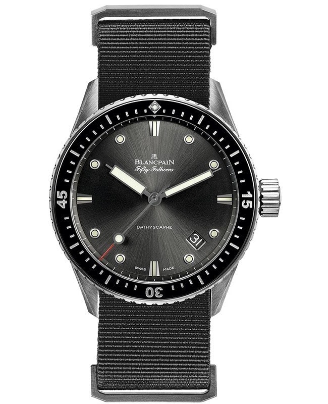 Blancpain Fifty Fathoms Bathyscaphe Automatic 43mm Men's Watch 5000-1110-NABA