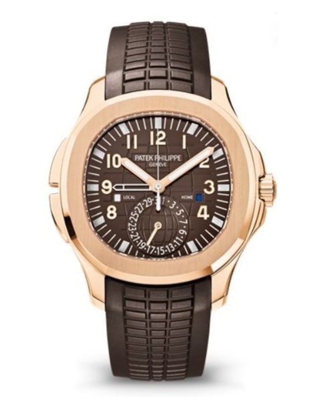 Patek Philippe Aquanaut Brown Dial Tropical Composite Strap Mens Watch 5164R-001 5164R-001 148176$