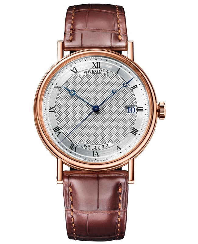 Breguet Classique Automatic Rose Gold Brown Leather Men's Watch 5177BR/12/9V6 5177BR/12/9V6