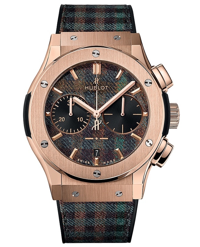 Hublot Classic Fusion Chronograph Limited Edition Green Dial Fabric Strap Men’s Watch