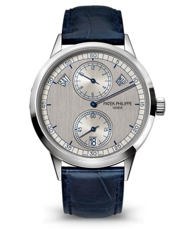 Patek Philippe Complications Annual Calendar Silver Dial 18K White Gold Men's Watch 5235G-001