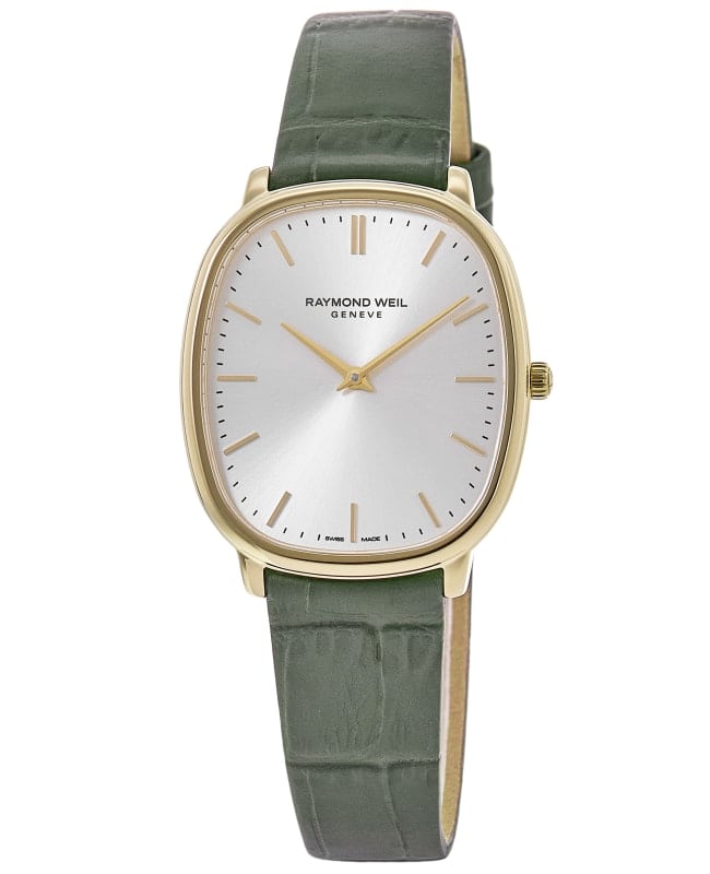 Raymond Weil Toccata Heritage Silver Dial Leather Strap Women's Watch 5280-PC-64001