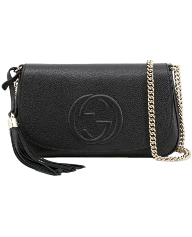 Gucci Beige Leather Small Soho Women's Crossbody Bag 536224