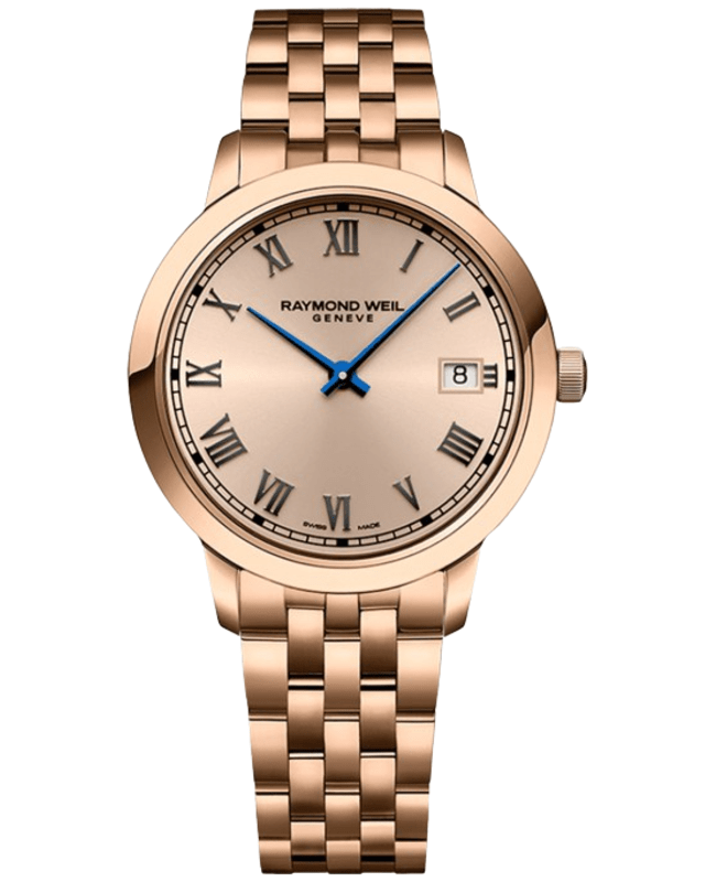 Raymond Weil Toccata Rose Dial Rose Gold Steel Women's Watch 5385-P5-00859