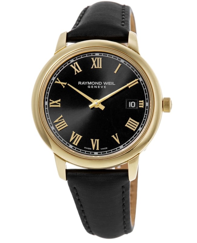 Raymond Weil Toccata Black Dial Leather Strap Women's Watch 5385-PC-00208