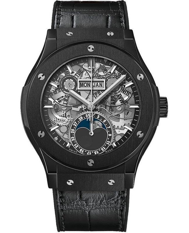 Hublot Classic Fusion Aerofusion Moonphase Black Magic Men’s Watch