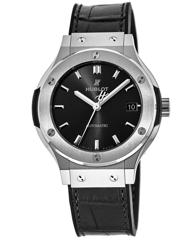 Hublot Classic Fusion Automatic 38mm Black Dial Titanium Unisex Watch 565.NX.1470.LR