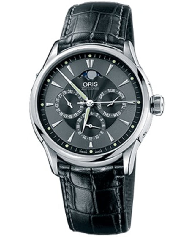mons oris　黒柿　セット Oris Artelier Complication Men's Watch 58175924054LS | WatchMaxx