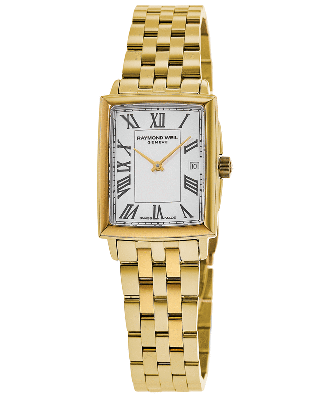 Raymond Weil Toccata White Dial Yellow Gold PVD Steel Women's Watch 5925-P-00300