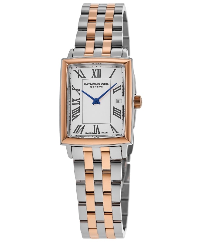 Raymond Weil Toccata Quartz White Dial Two-Tone Steel Women's Watch 5925-SP5-00300