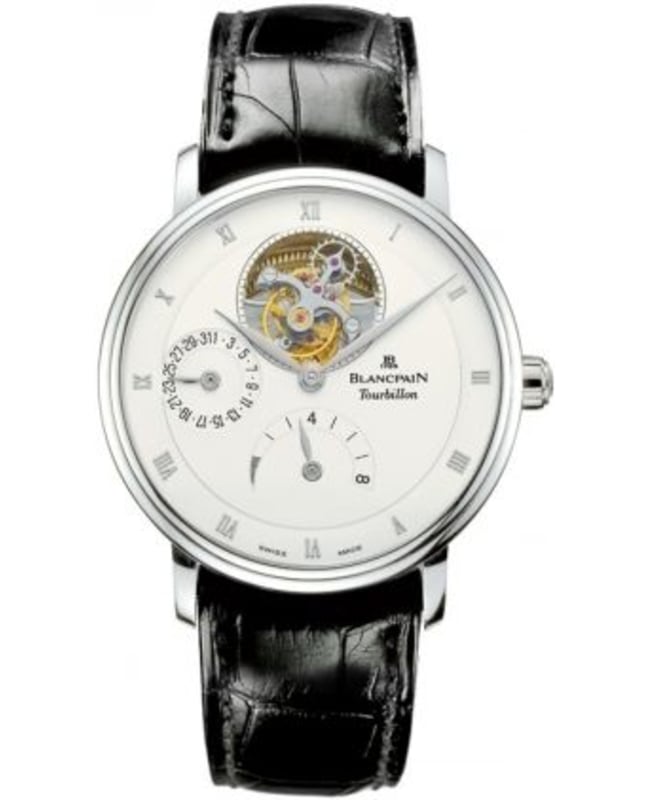 Blancpain Villeret Tourbillon 8 Day Power Reserve Men’s Watch