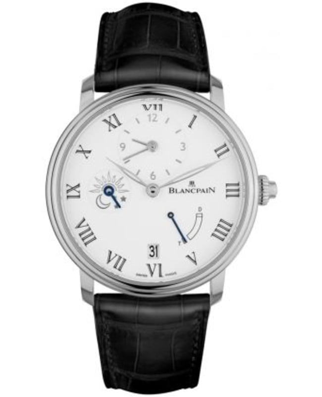 Blancpain Villeret 8 Days Half Timezone Men's Watch 6661-1531-55B