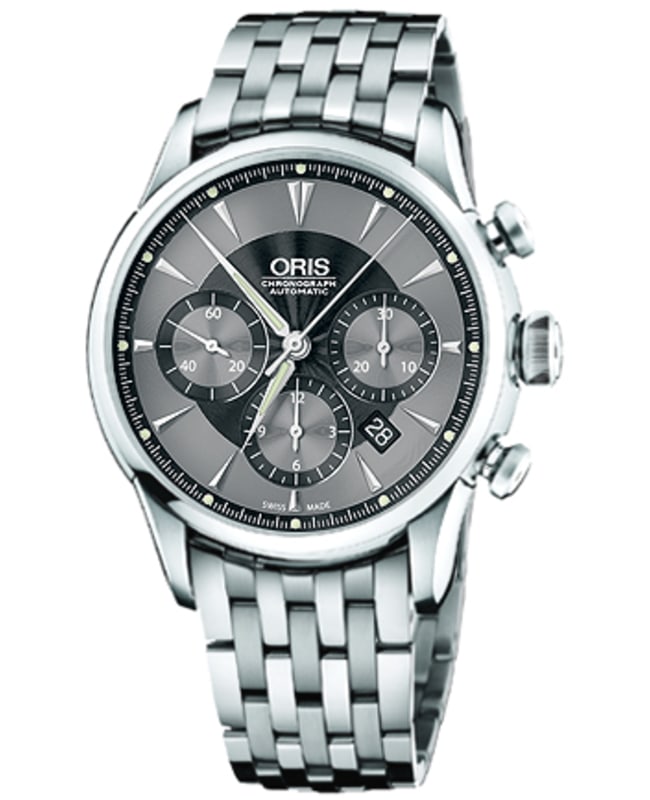 Oris Artelier Chronograph Men's Watch 67676034054MB | WatchMaxx