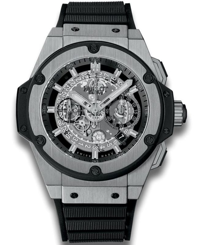 時計 hublot Classic Fusion Titanium Black Shiny on Rubber 42 mm | Hublot
